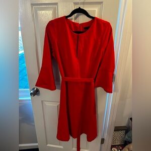 NWT Ann Taylor Coral Long Sleeve Dress